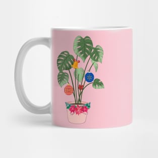 Christmas Monstera Mug